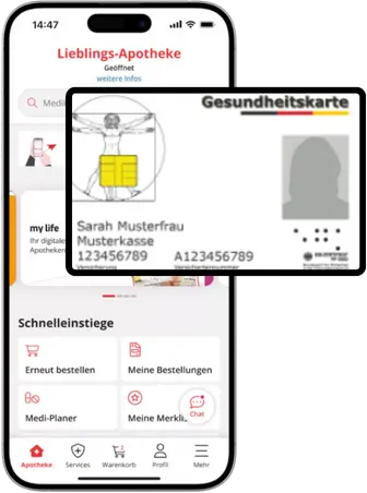 App mit Gesundheitskarte